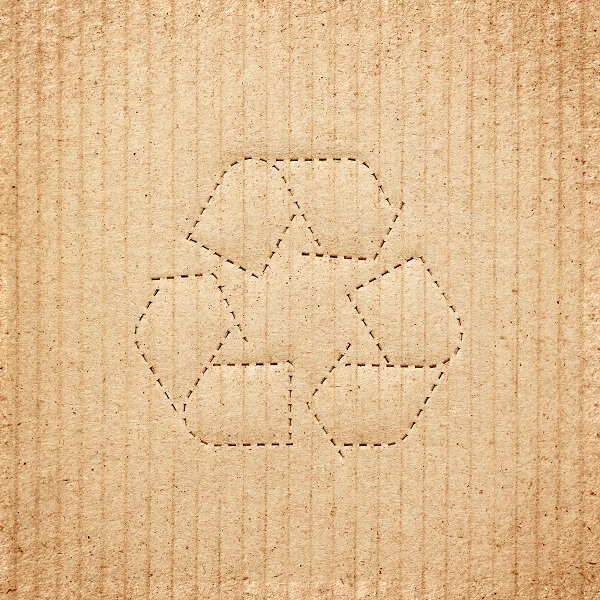 cardboard recycle symbol